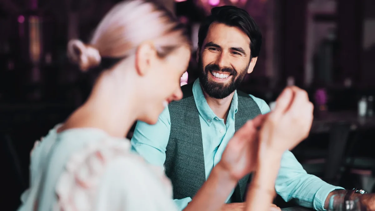 body language signs he's is interested in you