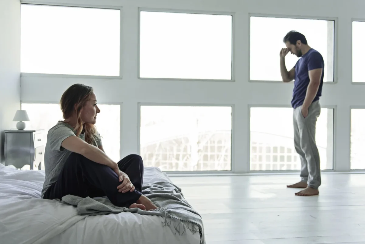 man unable to sustain intimacy with woman