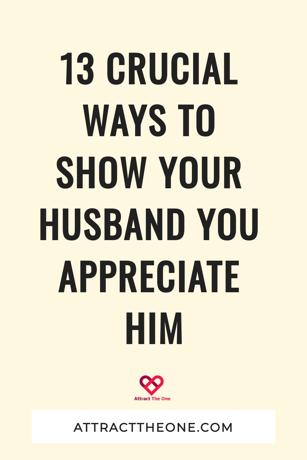 appreciate your husband