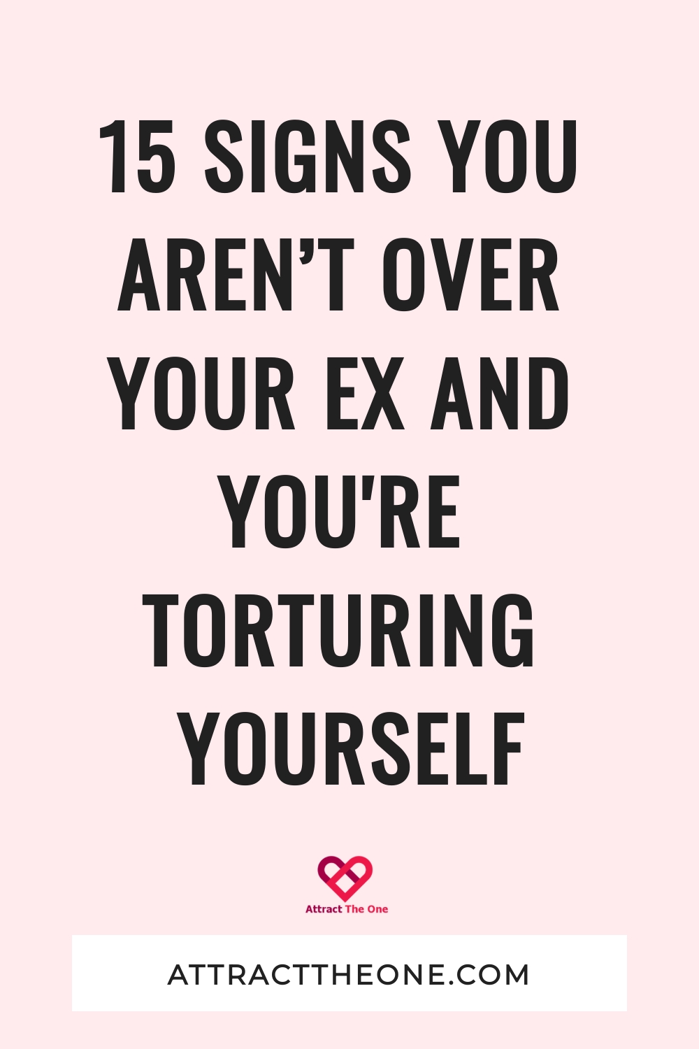 signs you aren't over your ex