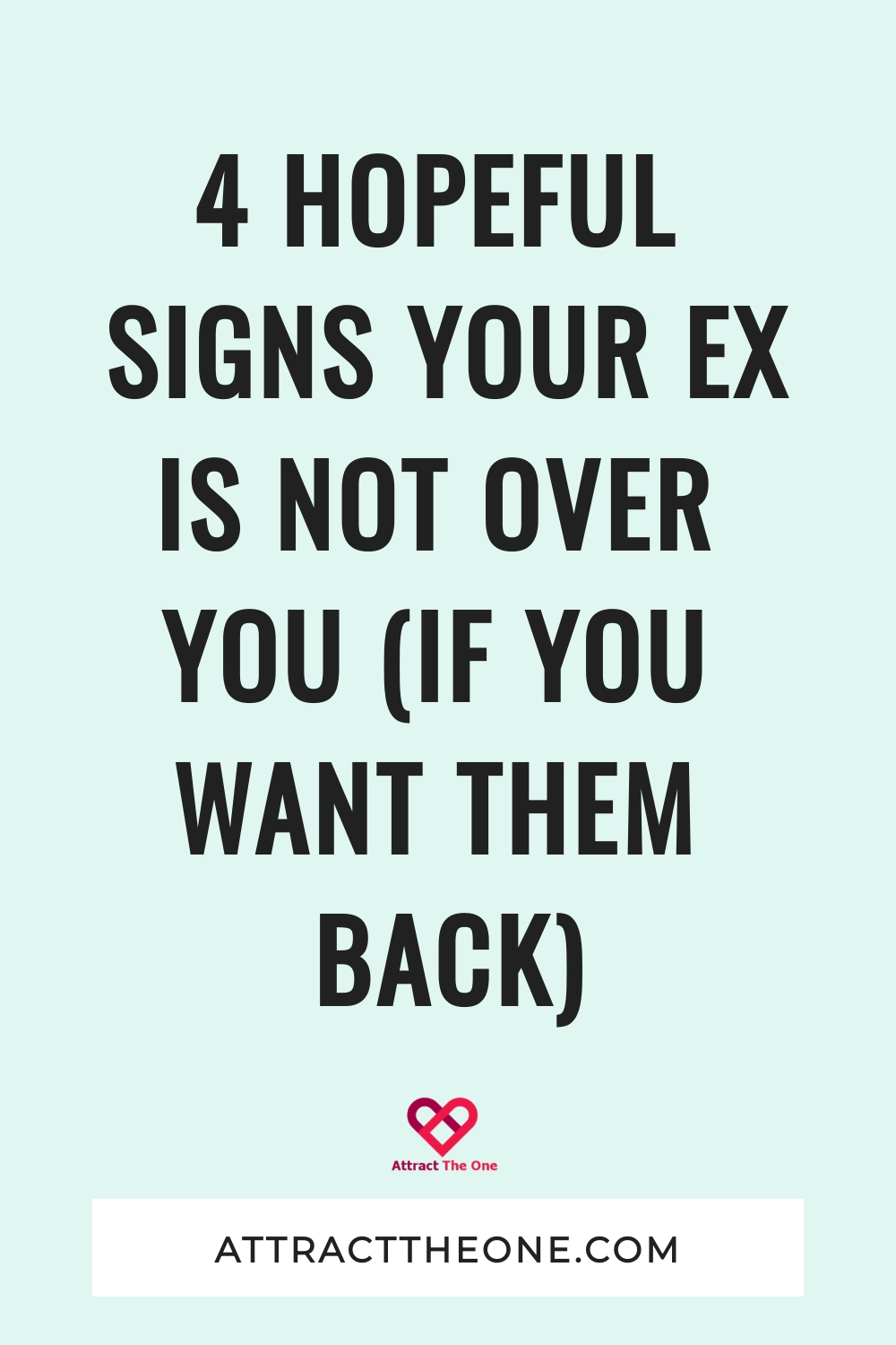 signs your ex is not over you