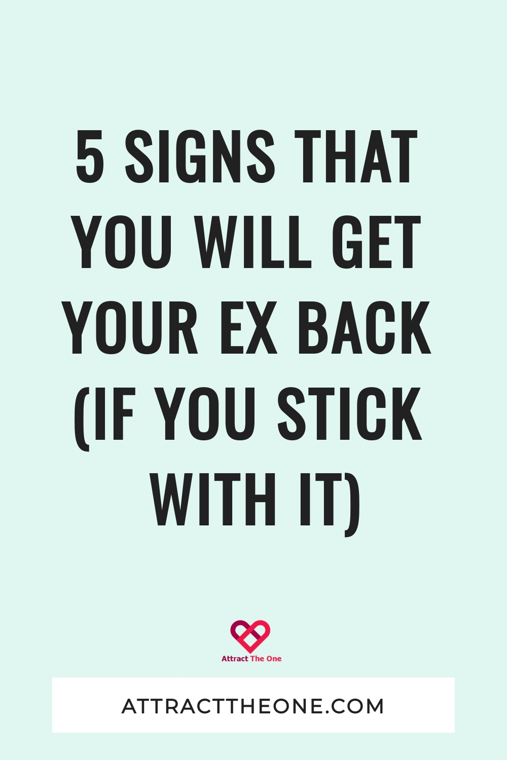 signs you can get your ex back
