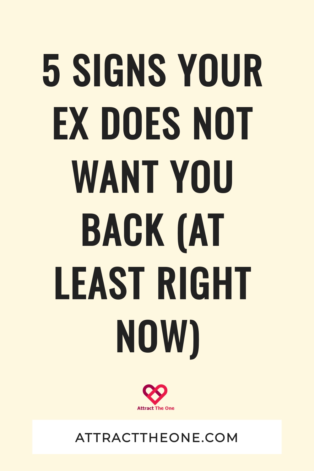 signs your ex does not want you back