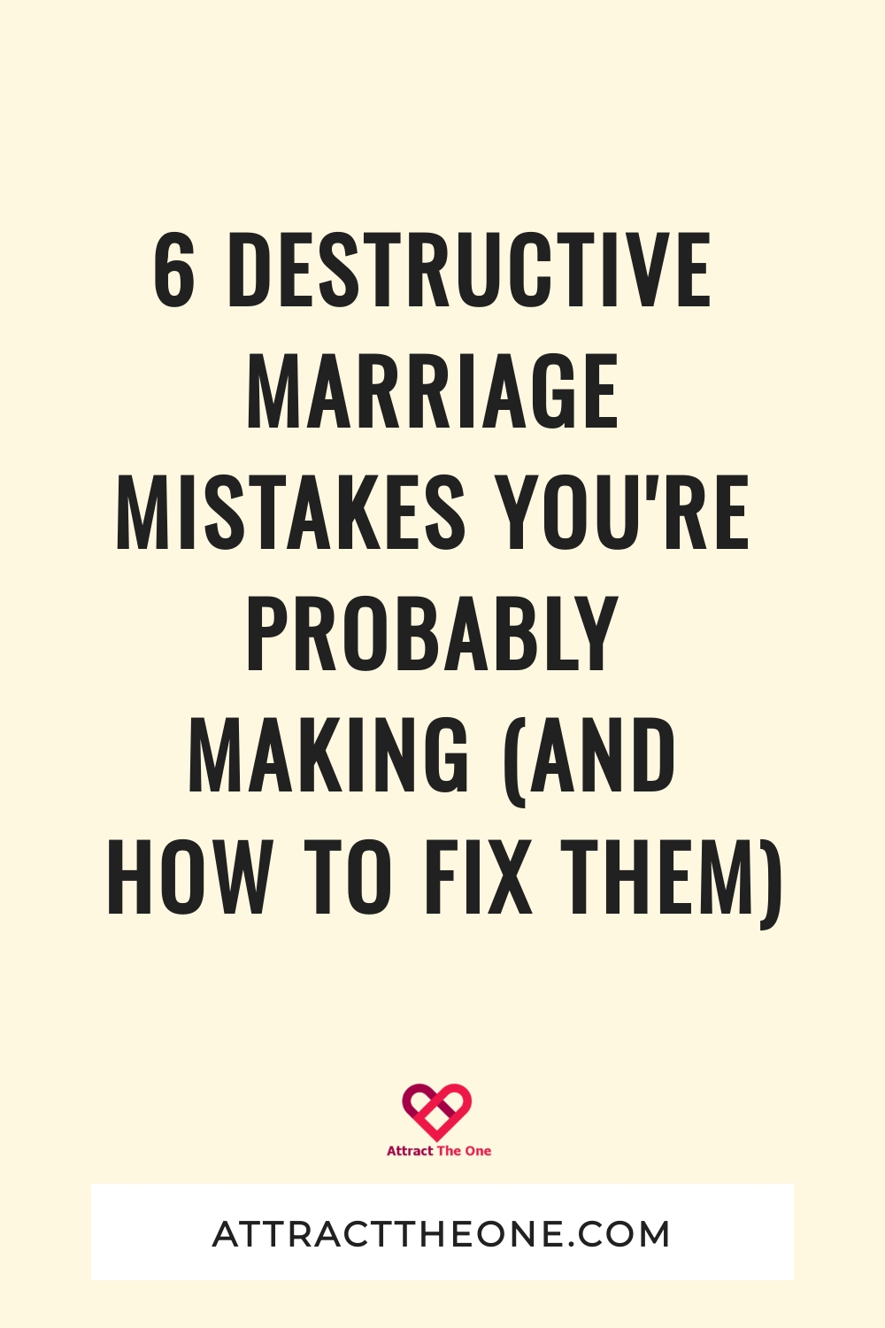 marriage mistakes