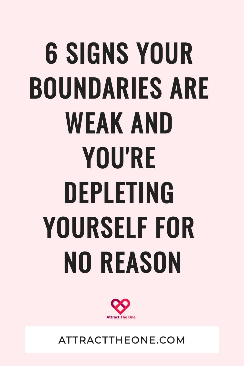 signs your boundaries are weak