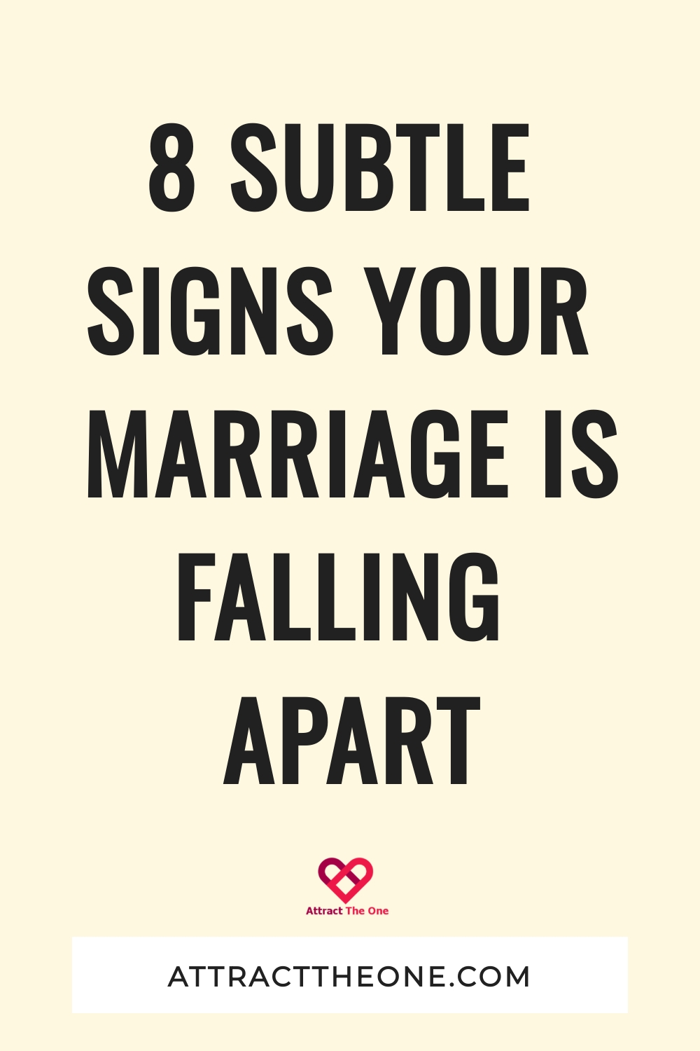 signs my marriage is over