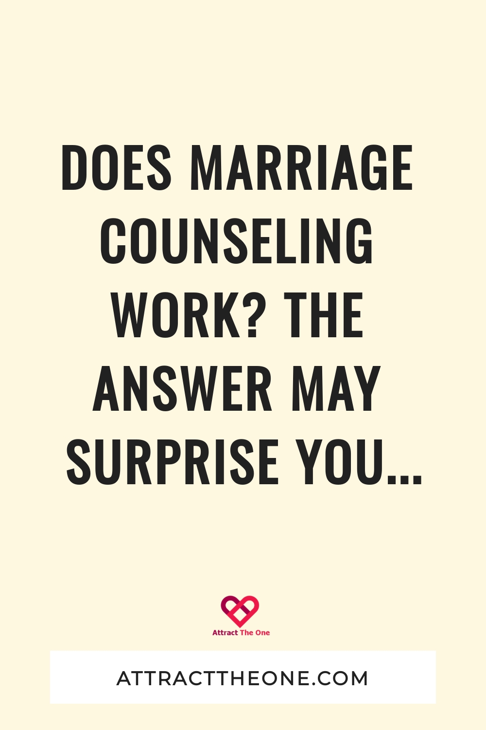 does marriage counseling work