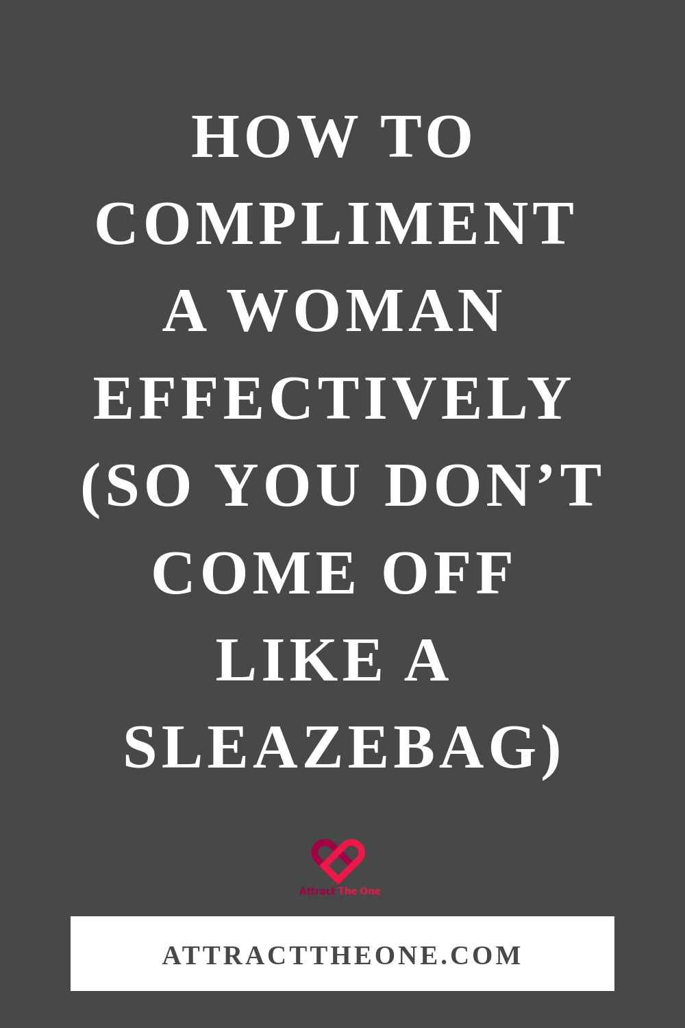 how to compliment a woman