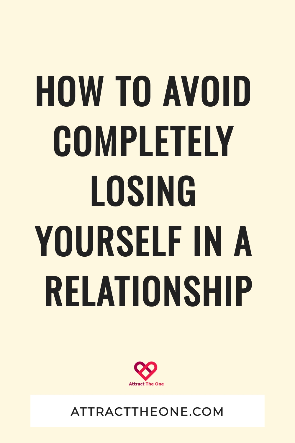 losing yourself in a relationship