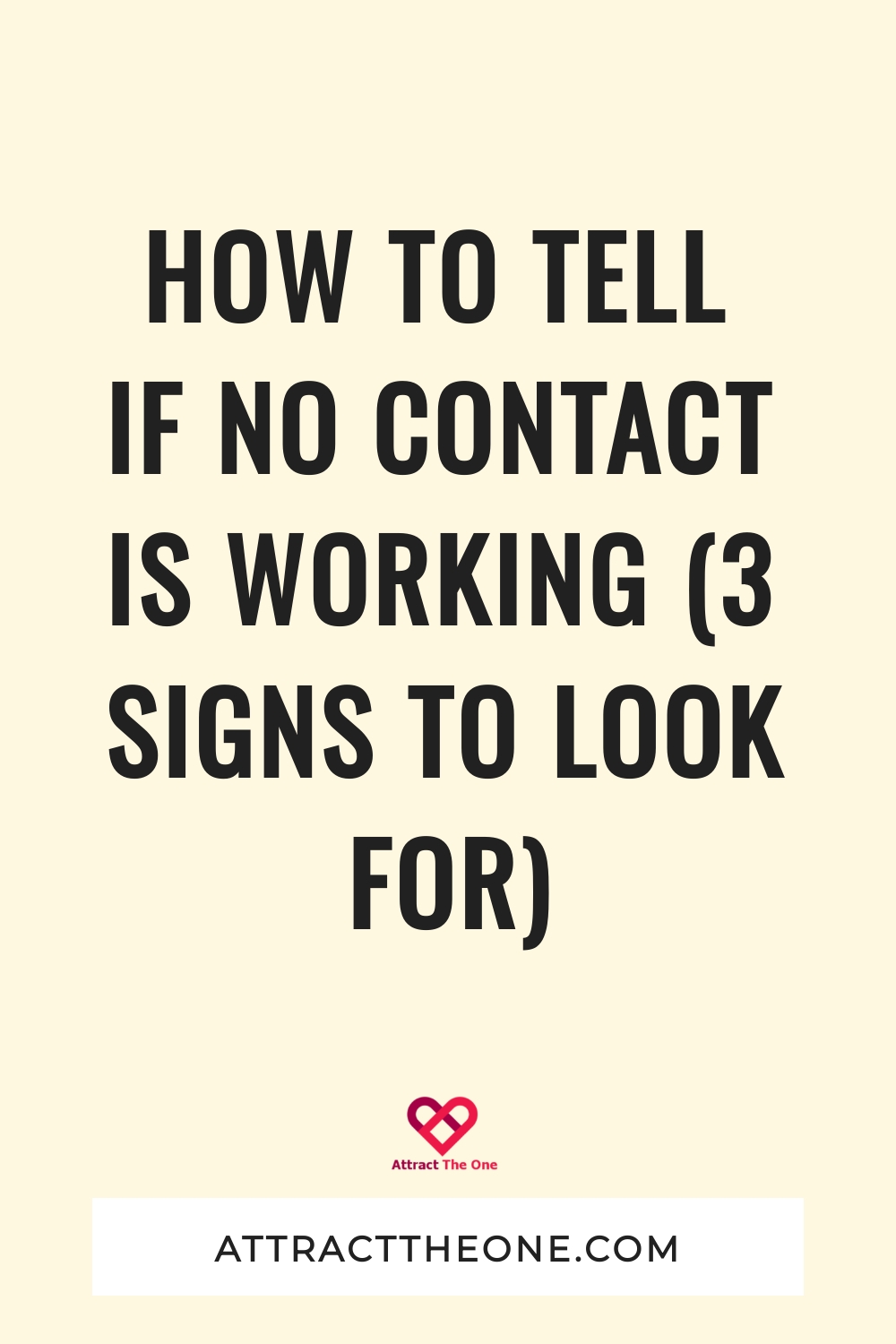 how to tell if no contact is working