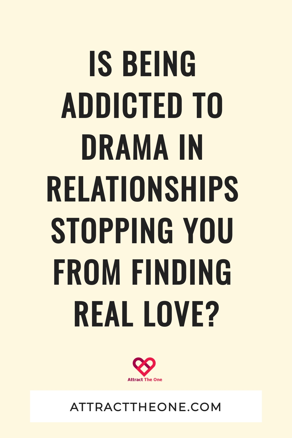 addicted to drama in relationships