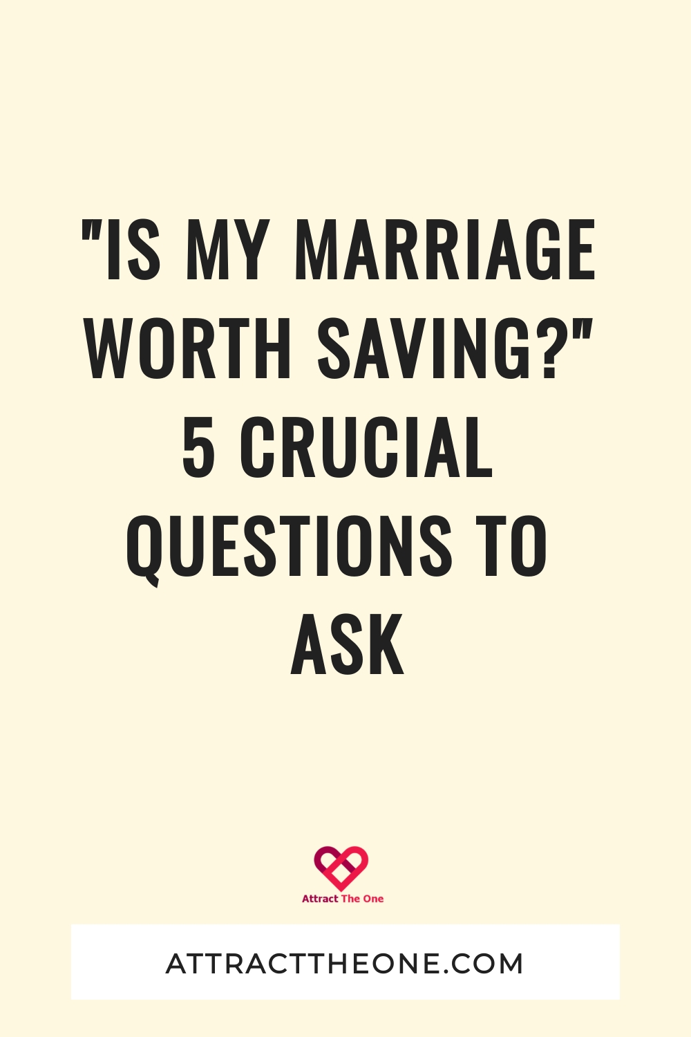 is my marriage worth saving