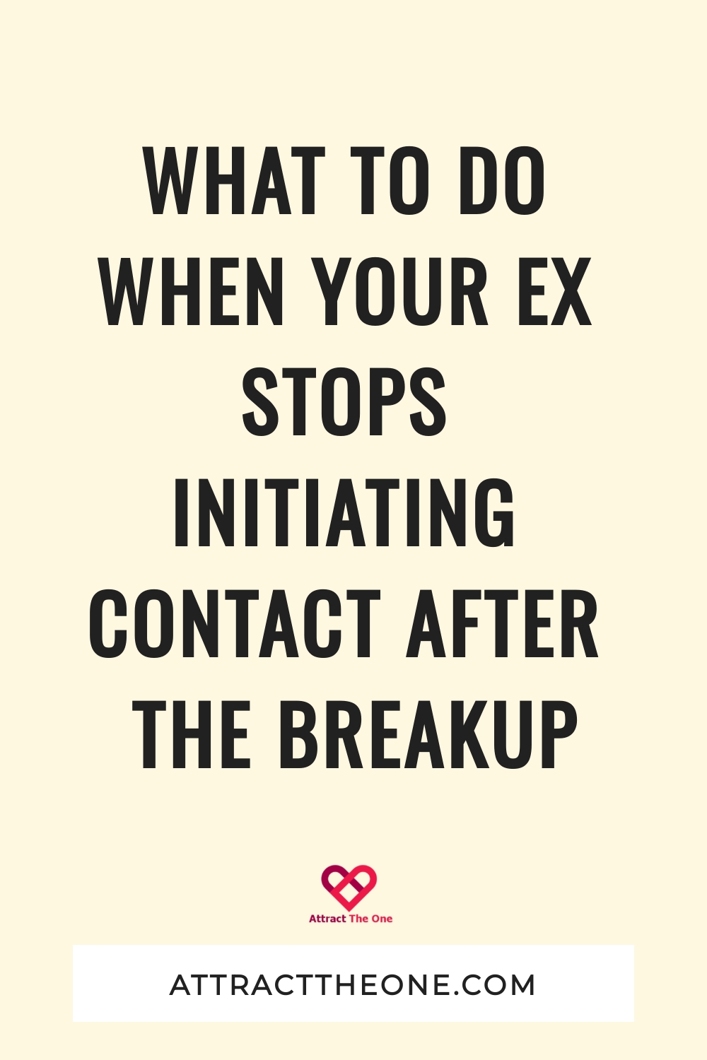 my ex stopped initiating contact