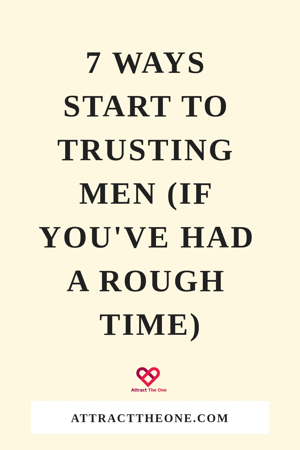 how to trust men