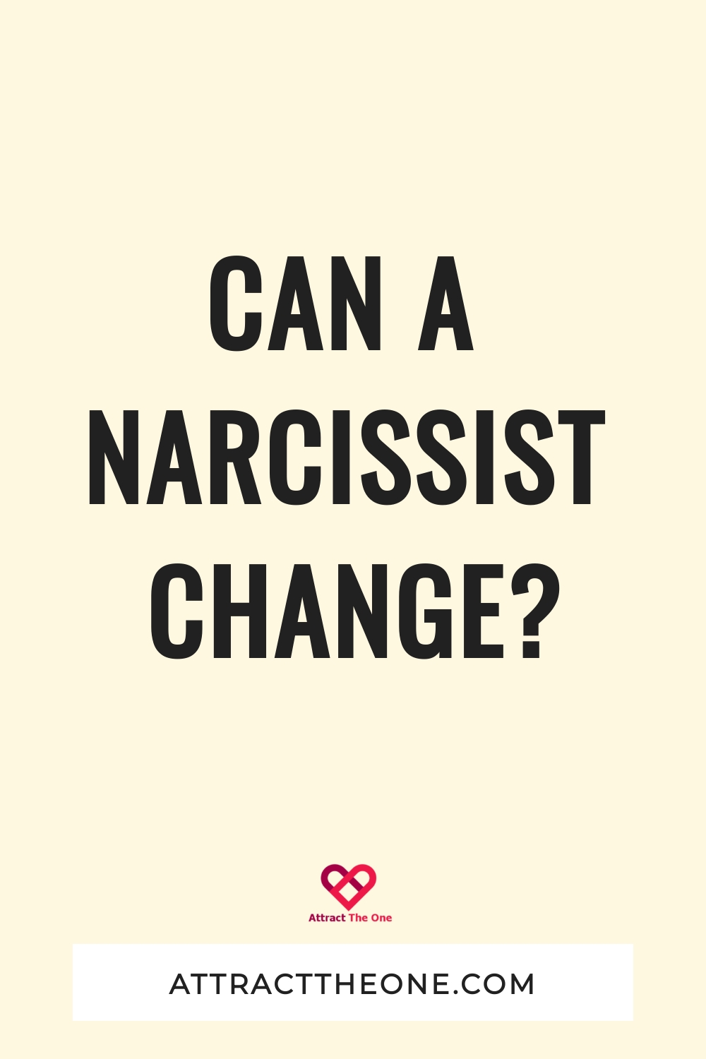 Can a Narcissist Change