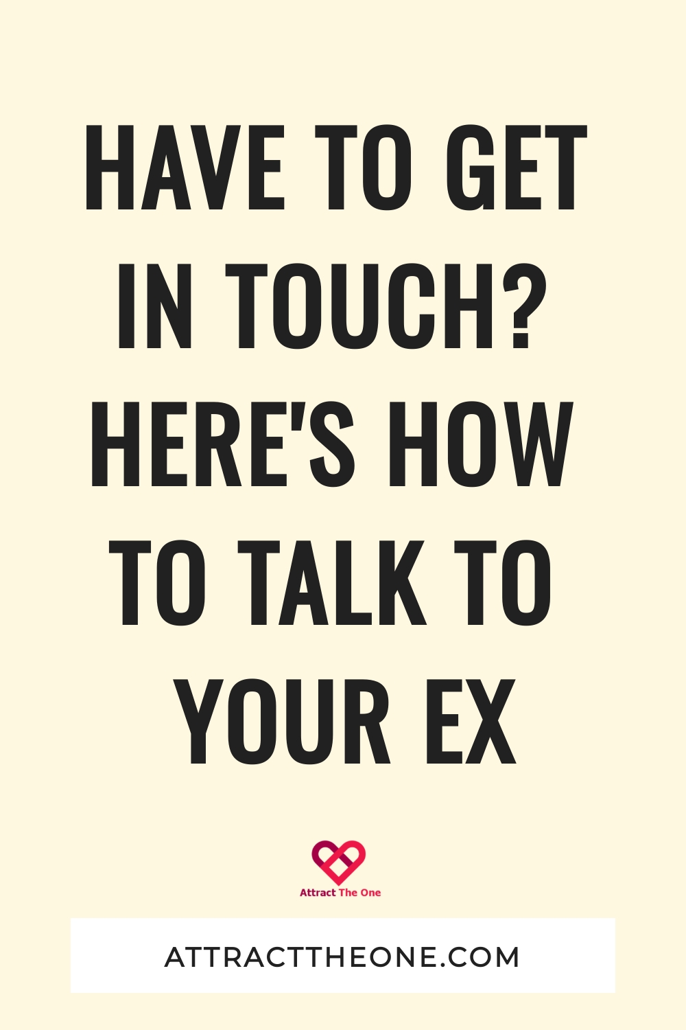 how to talk to your ex