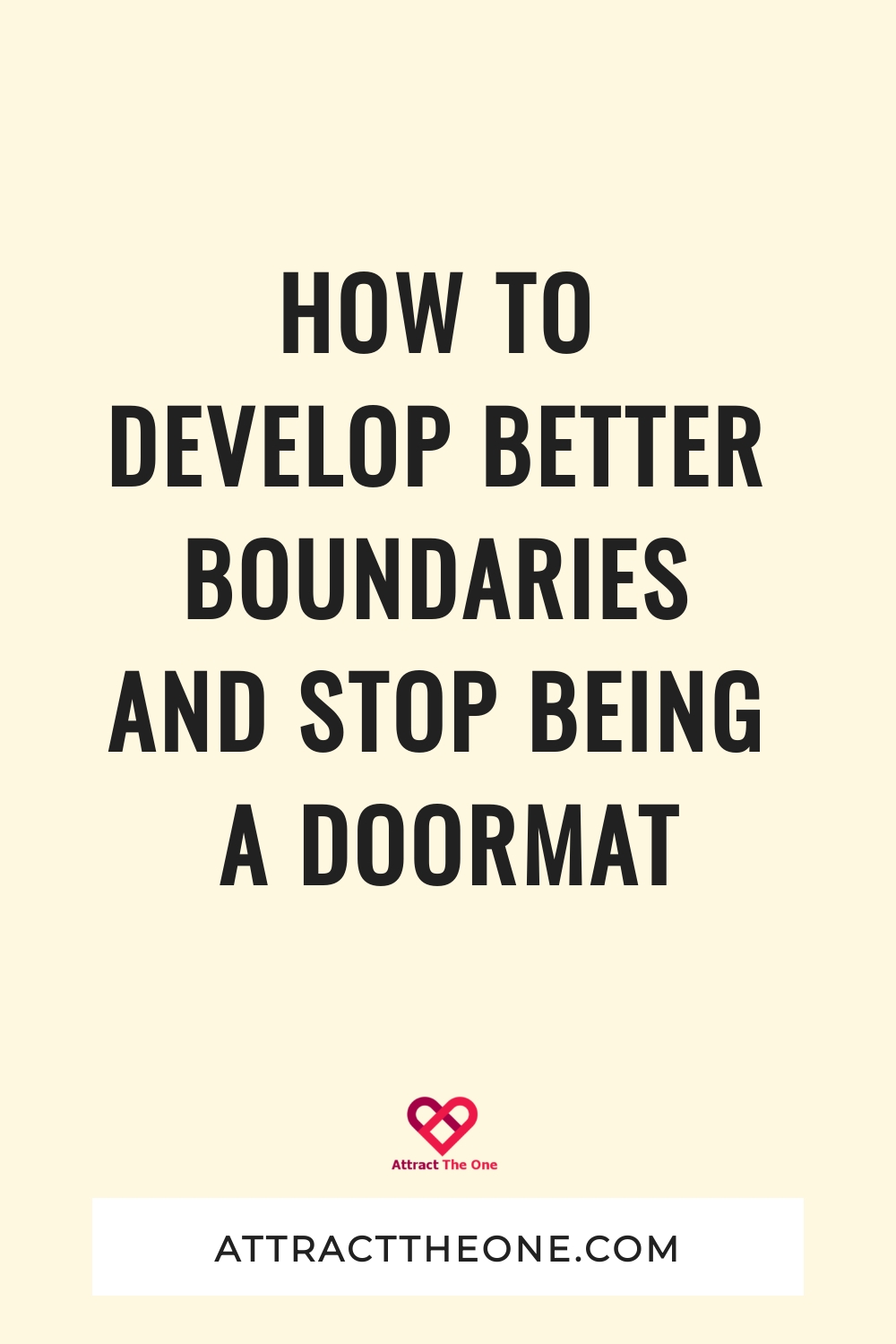 how to develop better boundaries