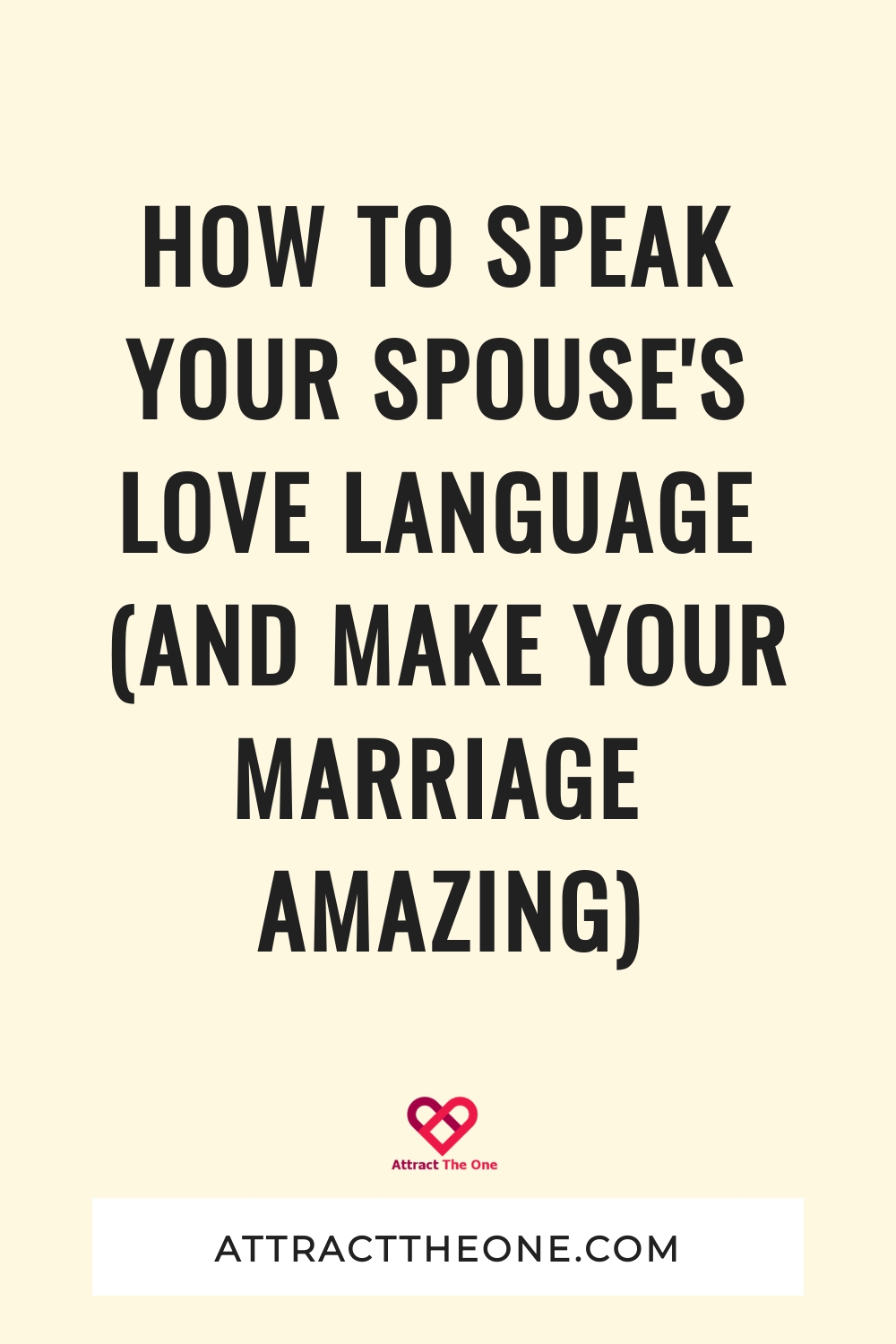 how to speak your spouse's love language