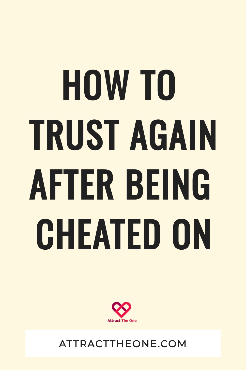 how to trust after being cheated on