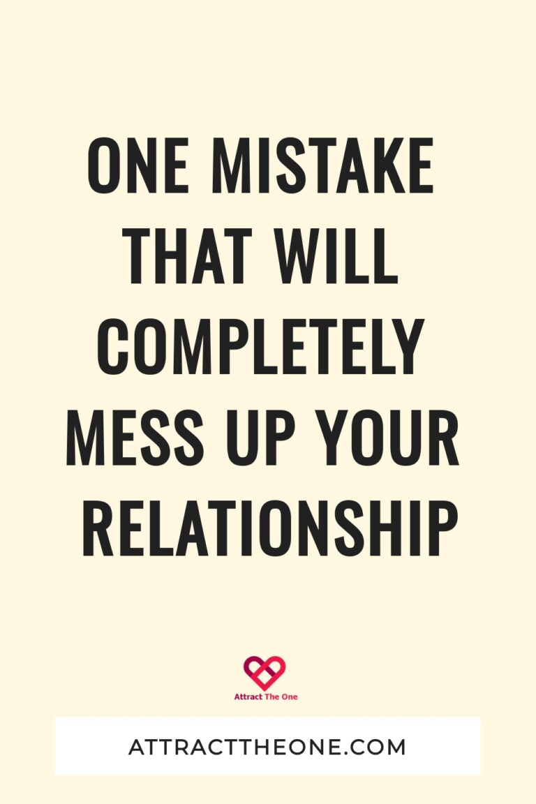 One Mistake That Will Completely Mess Up Your Relationship(00)