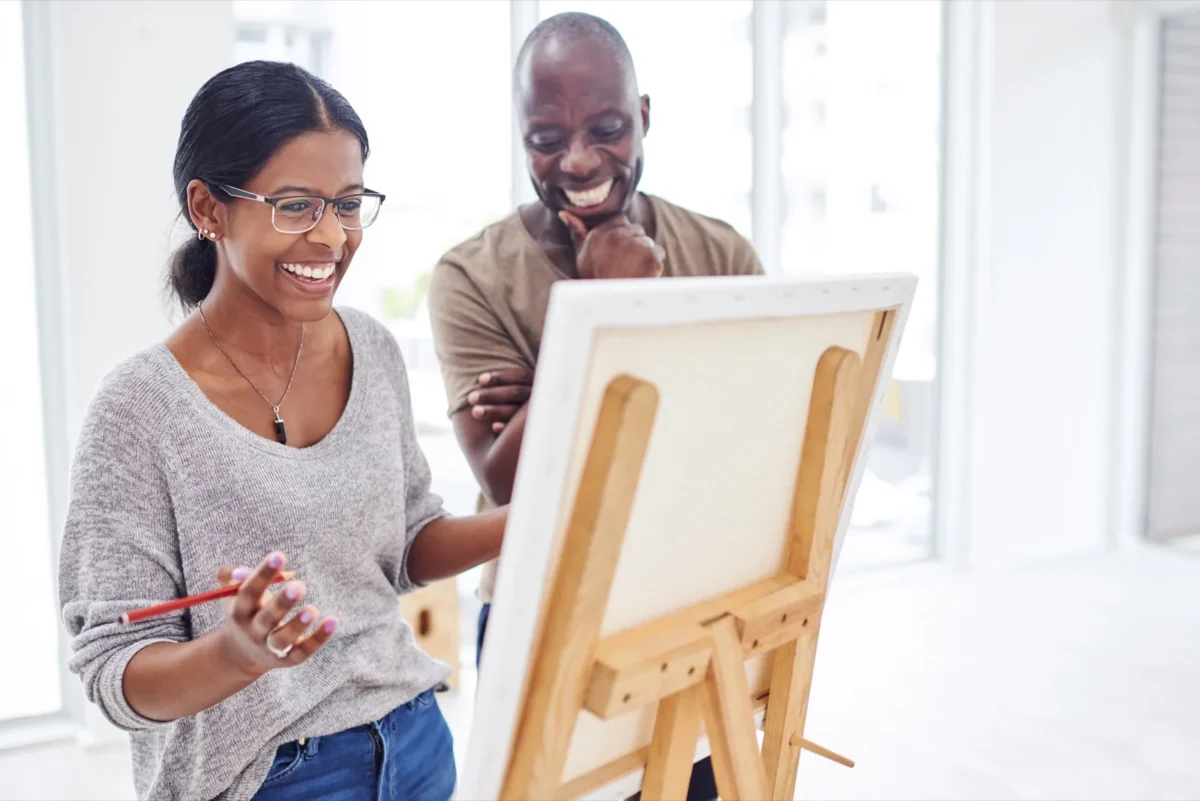 13 Crucial Ways To Show Your Husband You Appreciate Him couple painting together