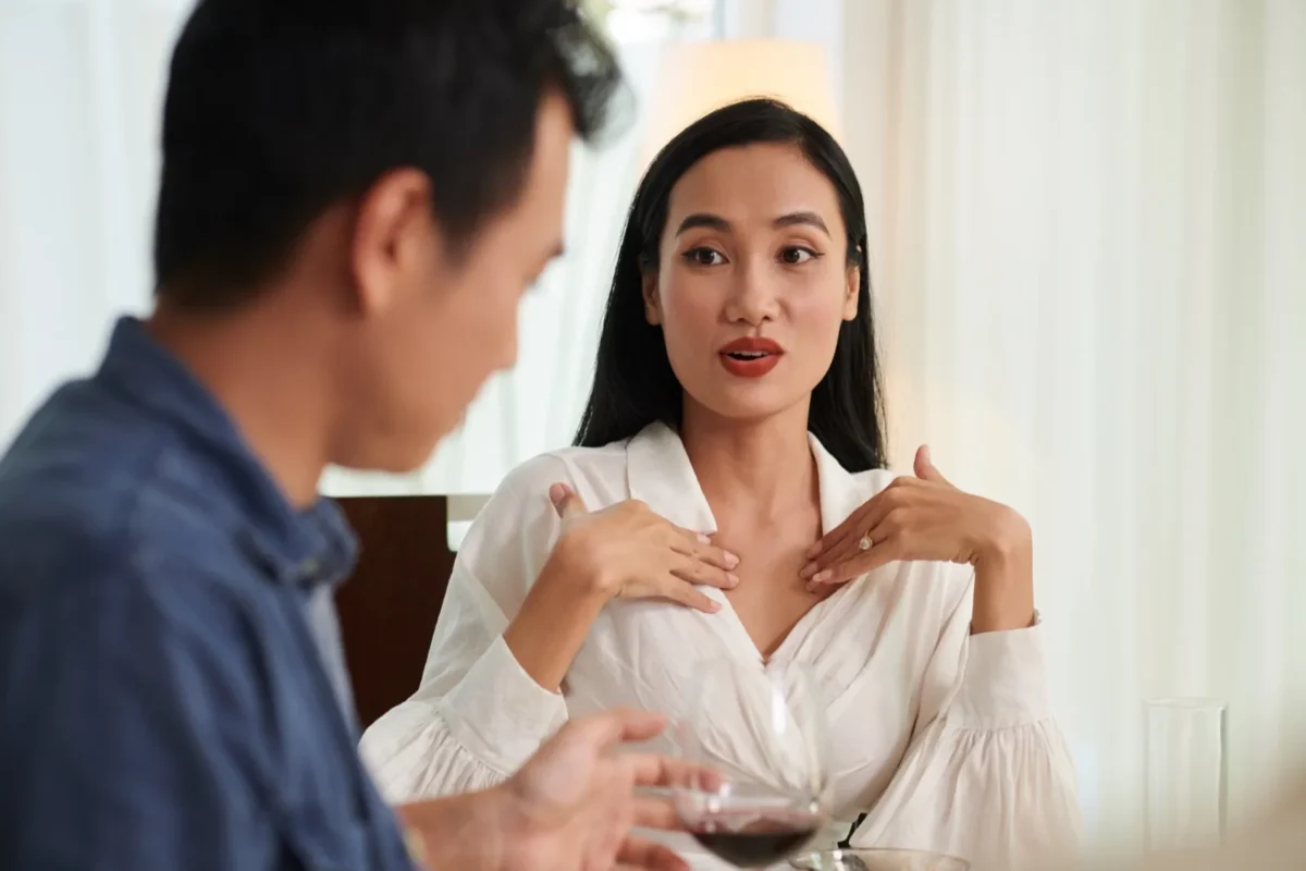 couple having open discussion