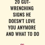 signs he doesn't love you anymore