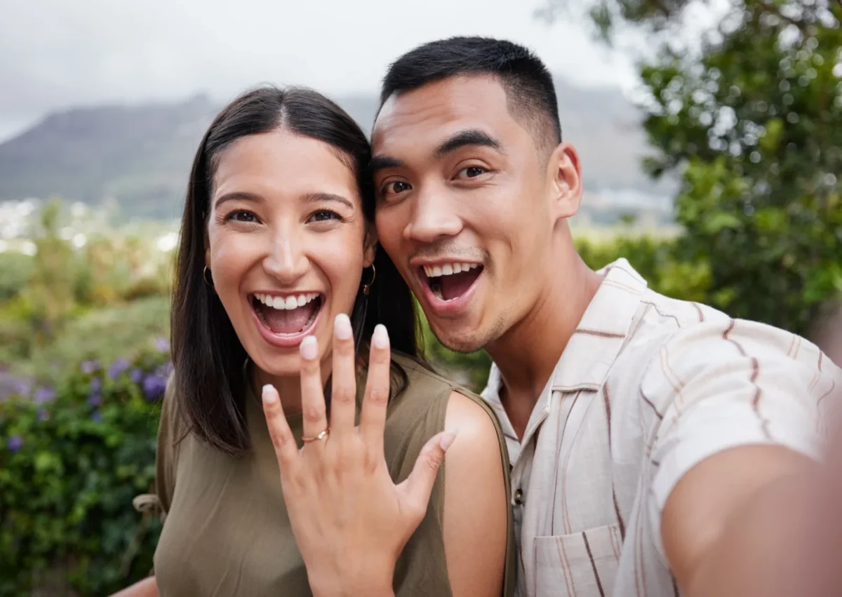 10 Things Single Women Are SO Tired of Hearing (And How To Fire Back) excited engaged couple