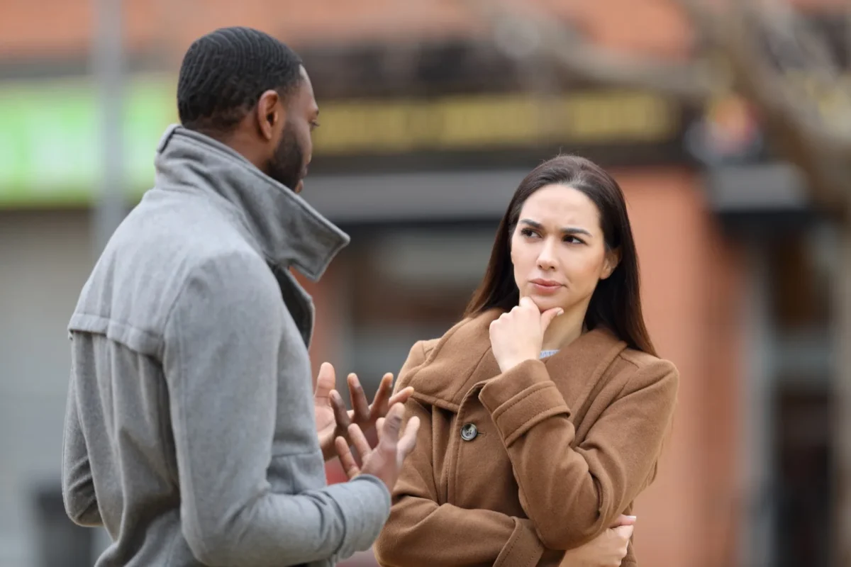 6 Reasons Why Women Lose Interest At The Beginning woman skeptical about man