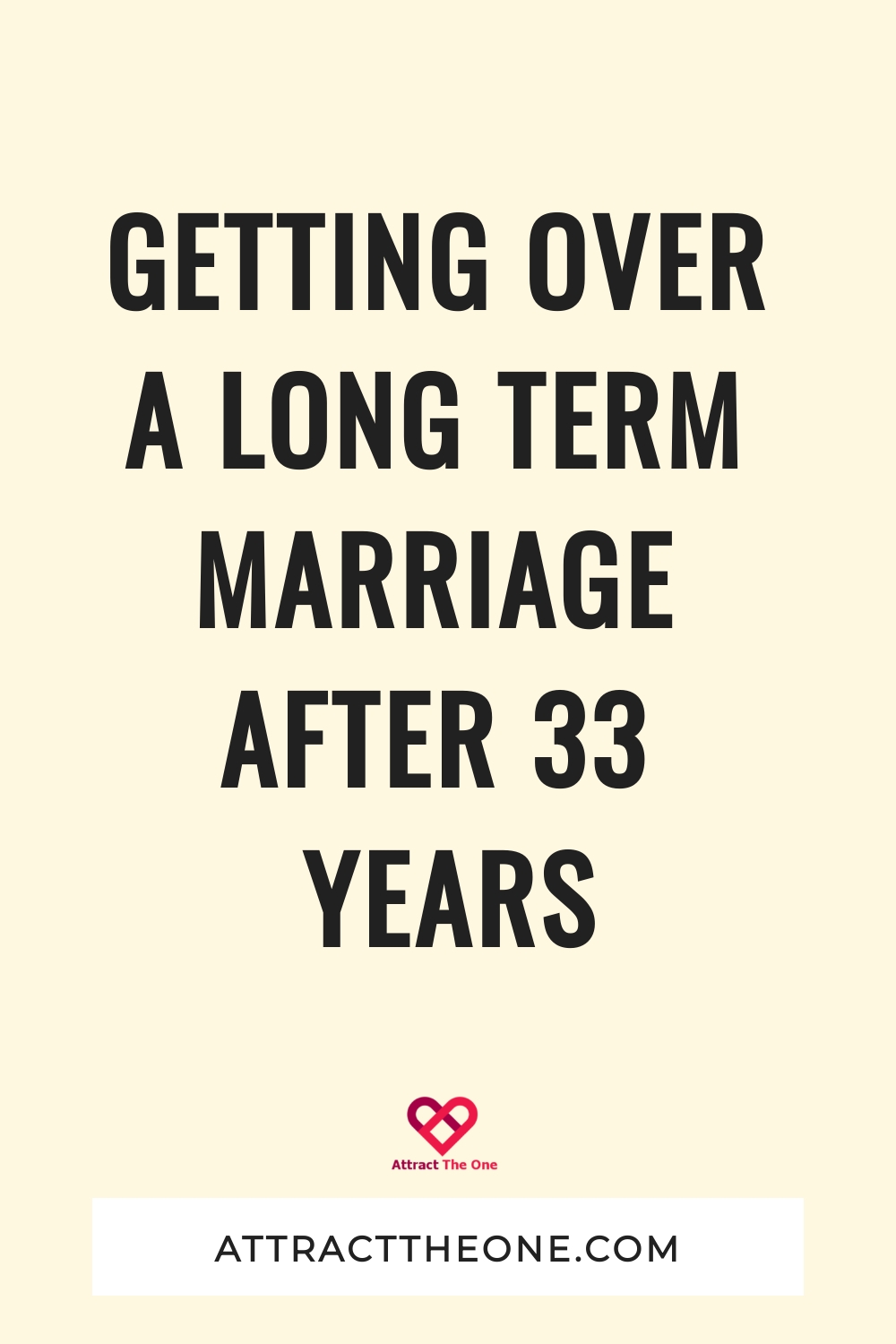 getting over long term marriage