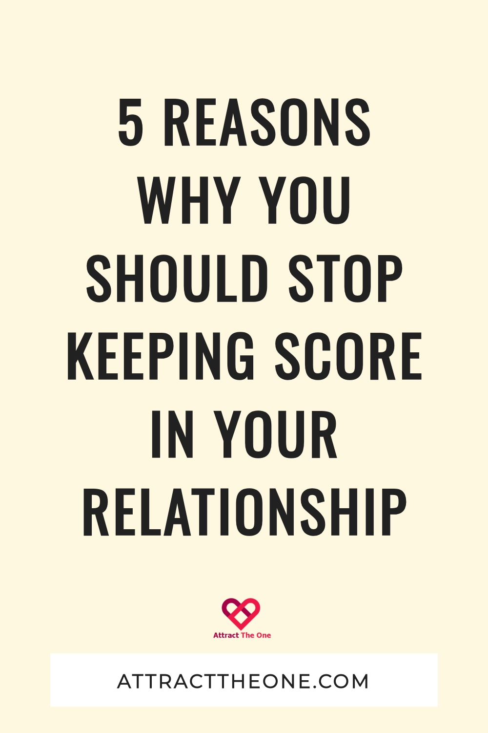 Stop Keeping Score