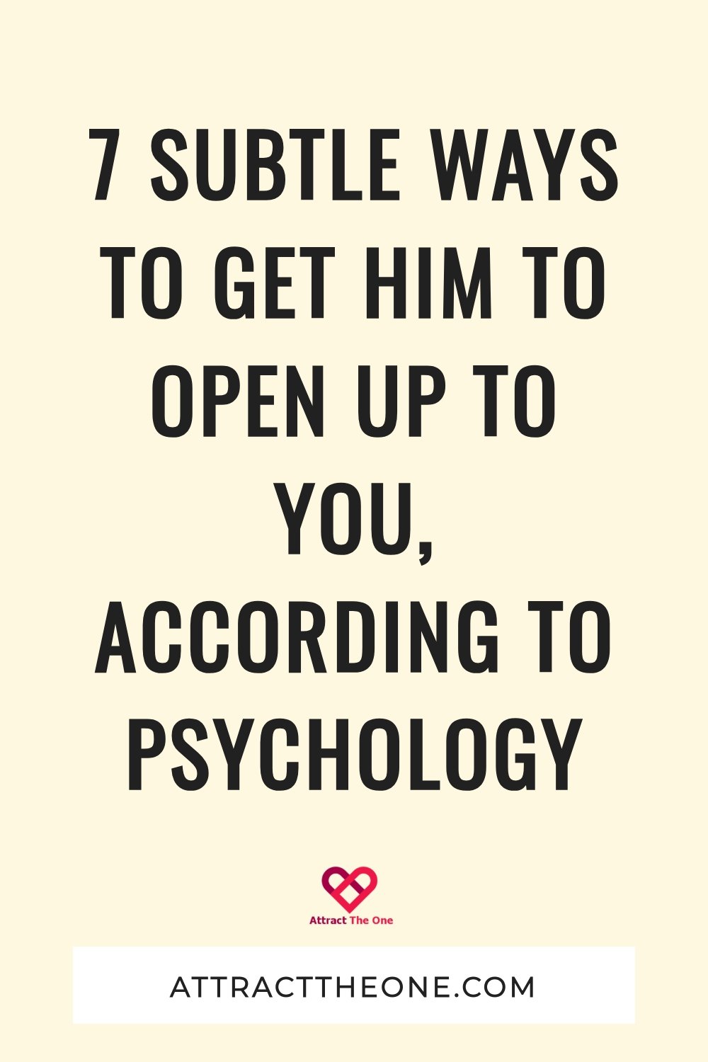get him to open up