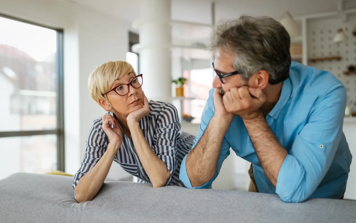 couple expressing empathy to each other