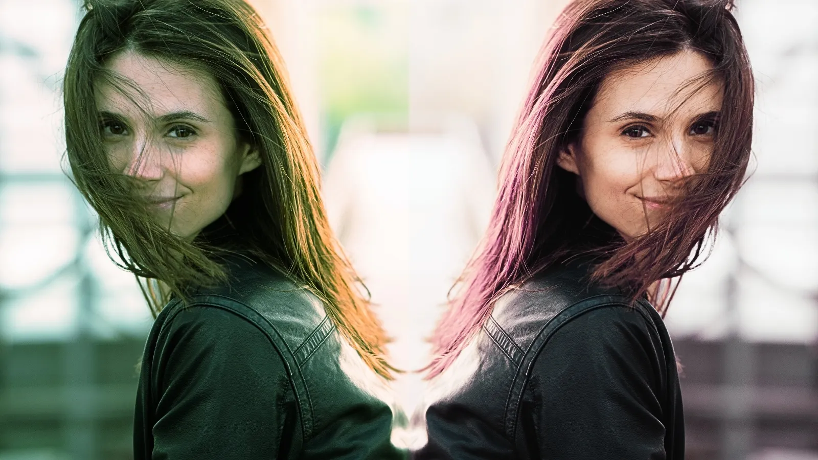 woman smiling