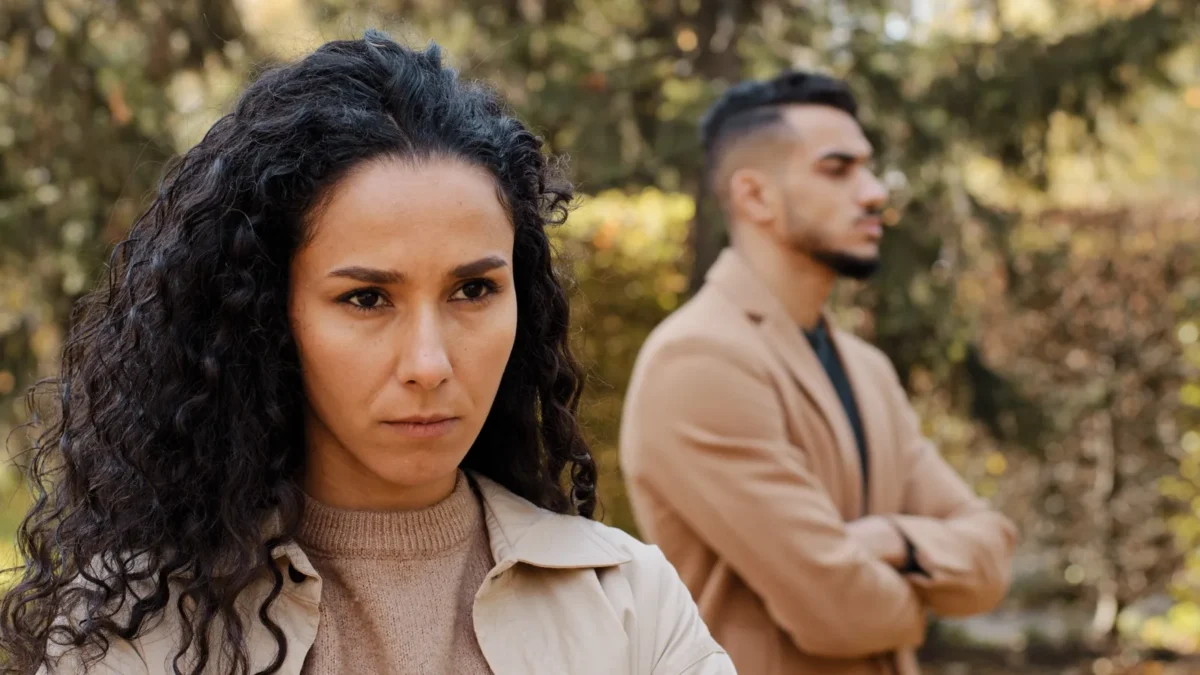 couple having misunderstanding