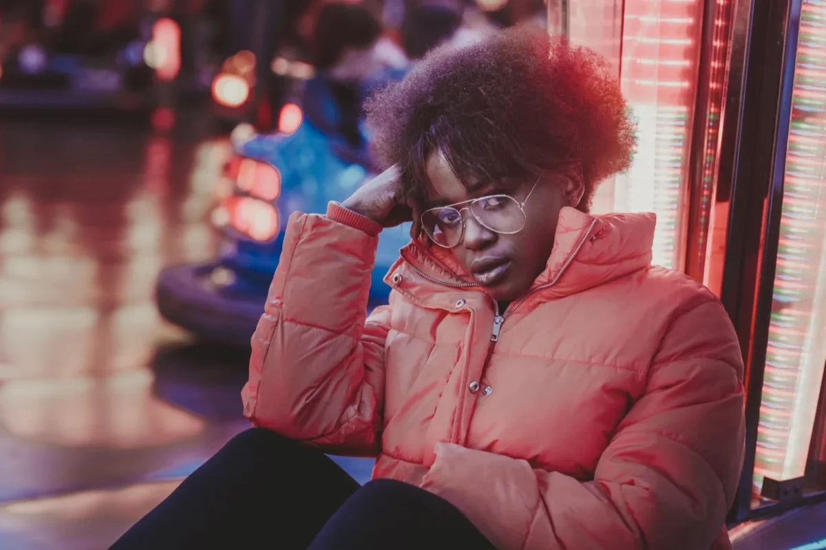 upset woman